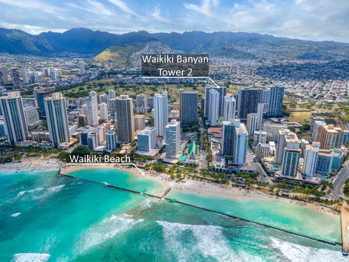 Waikiki Banyan 1Br With Great Ocean Views, Steps To Beach & Parking! Honolulu Exterior photo