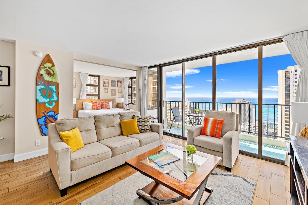 Waikiki Banyan 1Br With Great Ocean Views, Steps To Beach & Parking! Honolulu Exterior photo