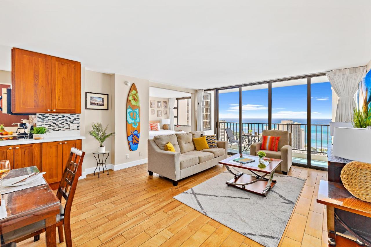 Waikiki Banyan 1Br With Great Ocean Views, Steps To Beach & Parking! Honolulu Exterior photo