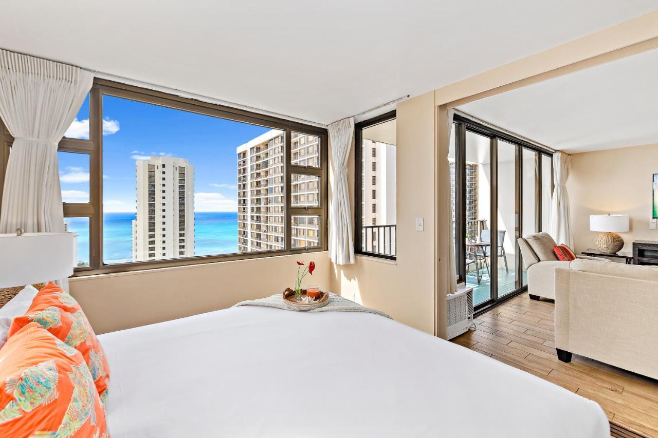 Waikiki Banyan 1Br With Great Ocean Views, Steps To Beach & Parking! Honolulu Exterior photo