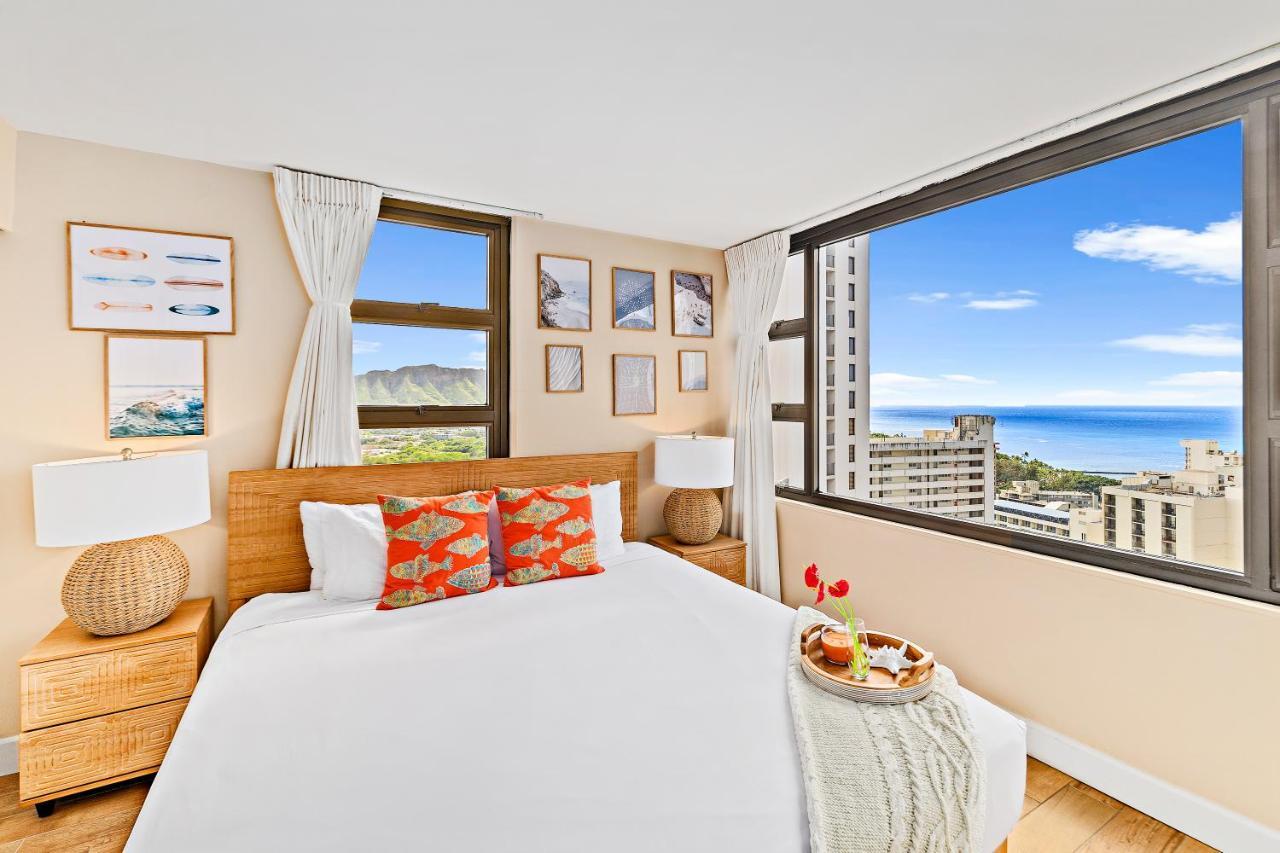 Waikiki Banyan 1Br With Great Ocean Views, Steps To Beach & Parking! Honolulu Exterior photo
