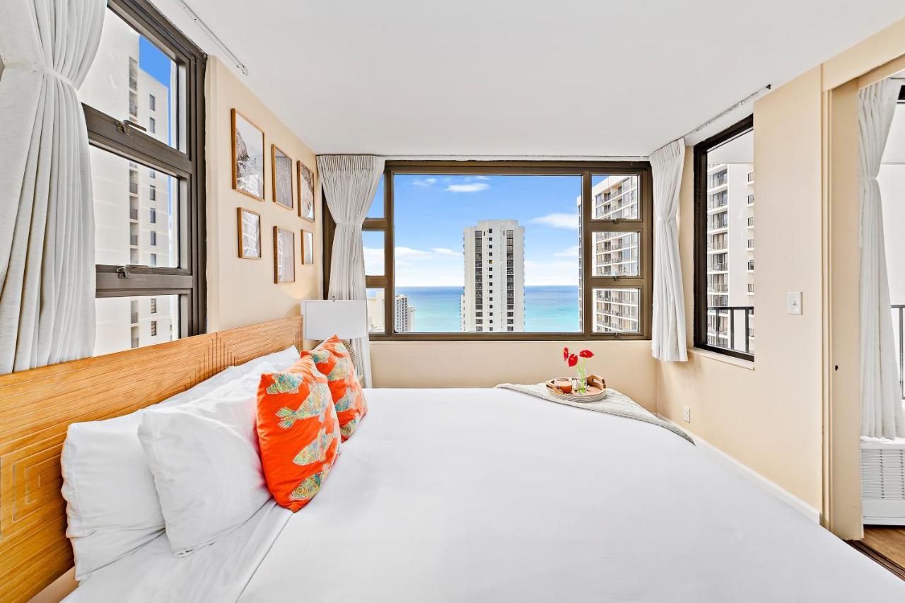 Waikiki Banyan 1Br With Great Ocean Views, Steps To Beach & Parking! Honolulu Exterior photo